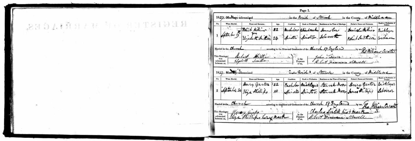 Henry Gunter & Eliza Phillips 1837 marriage  (2034 KB)
 
(Click on Picture to View Full Size)